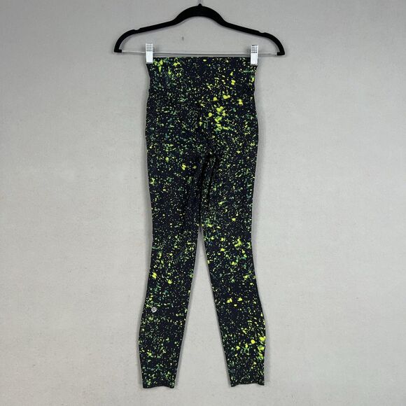 Lululemon Leggings Womens 2 Base Sparks Fly Pace High Rise Running Yoga Gym - Picture 7 of 16